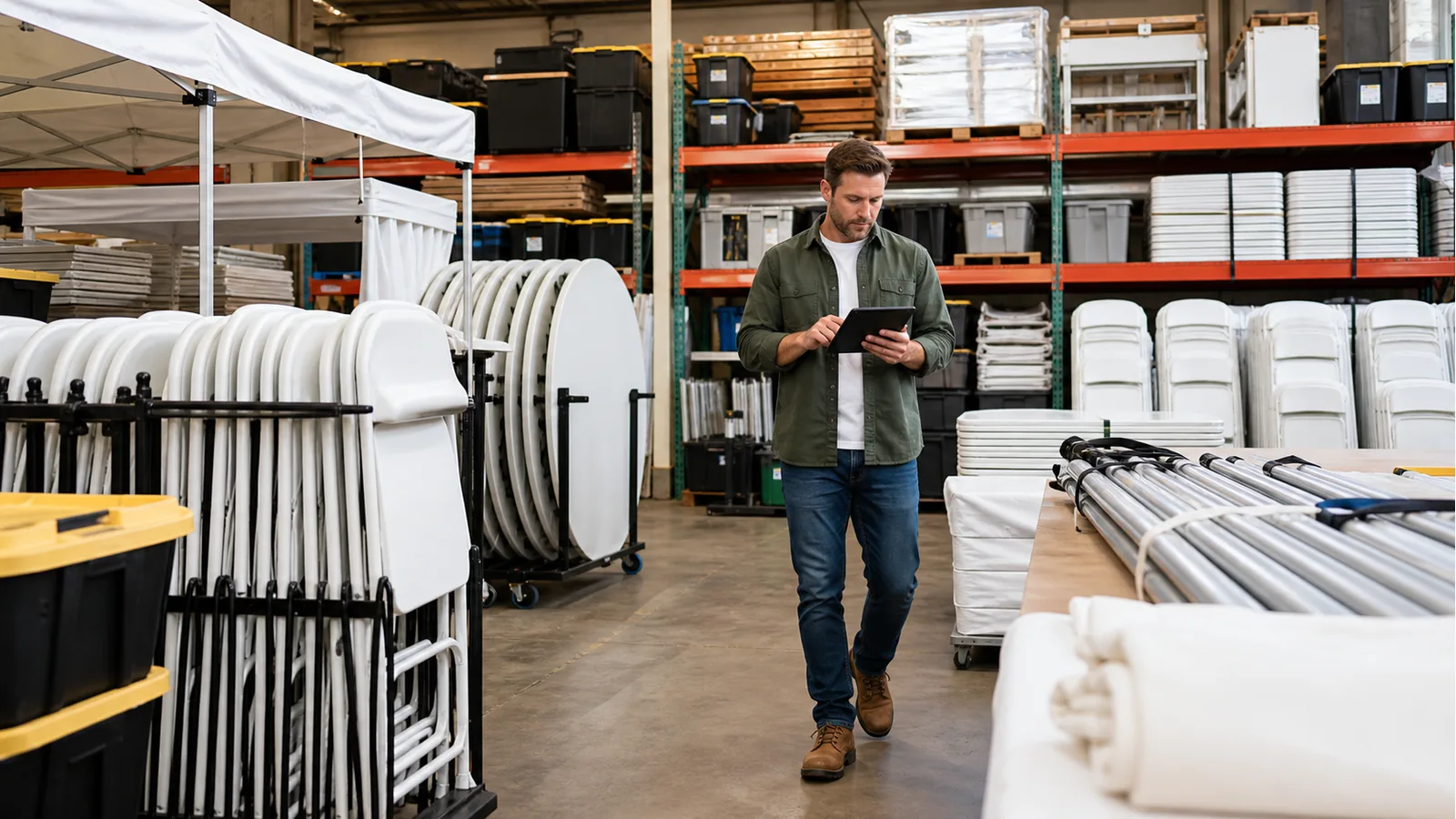 How to Organize Tent, Table, and Chair Inventory visual guide