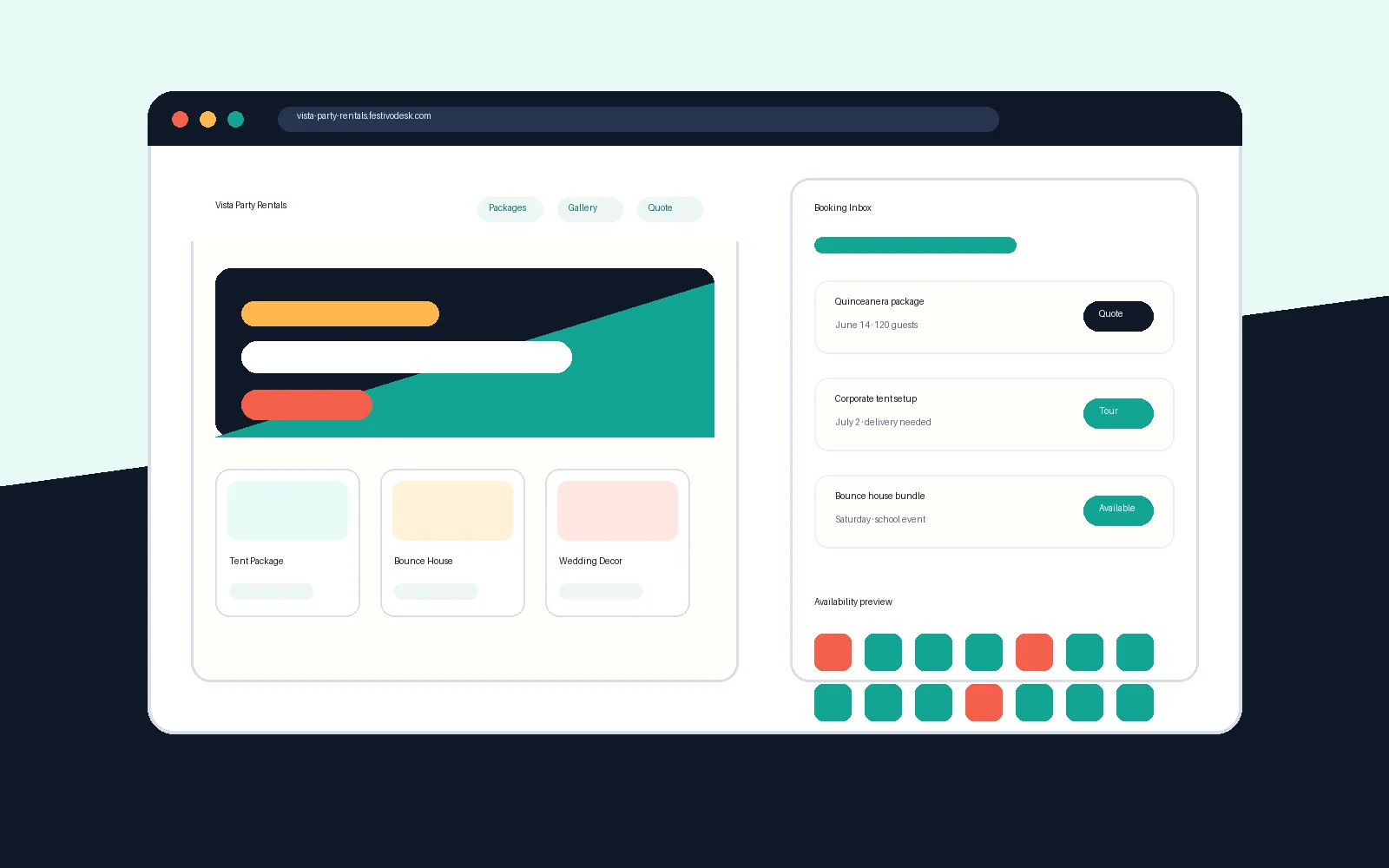 Party Rental Booking Confirmation Workflow visual guide